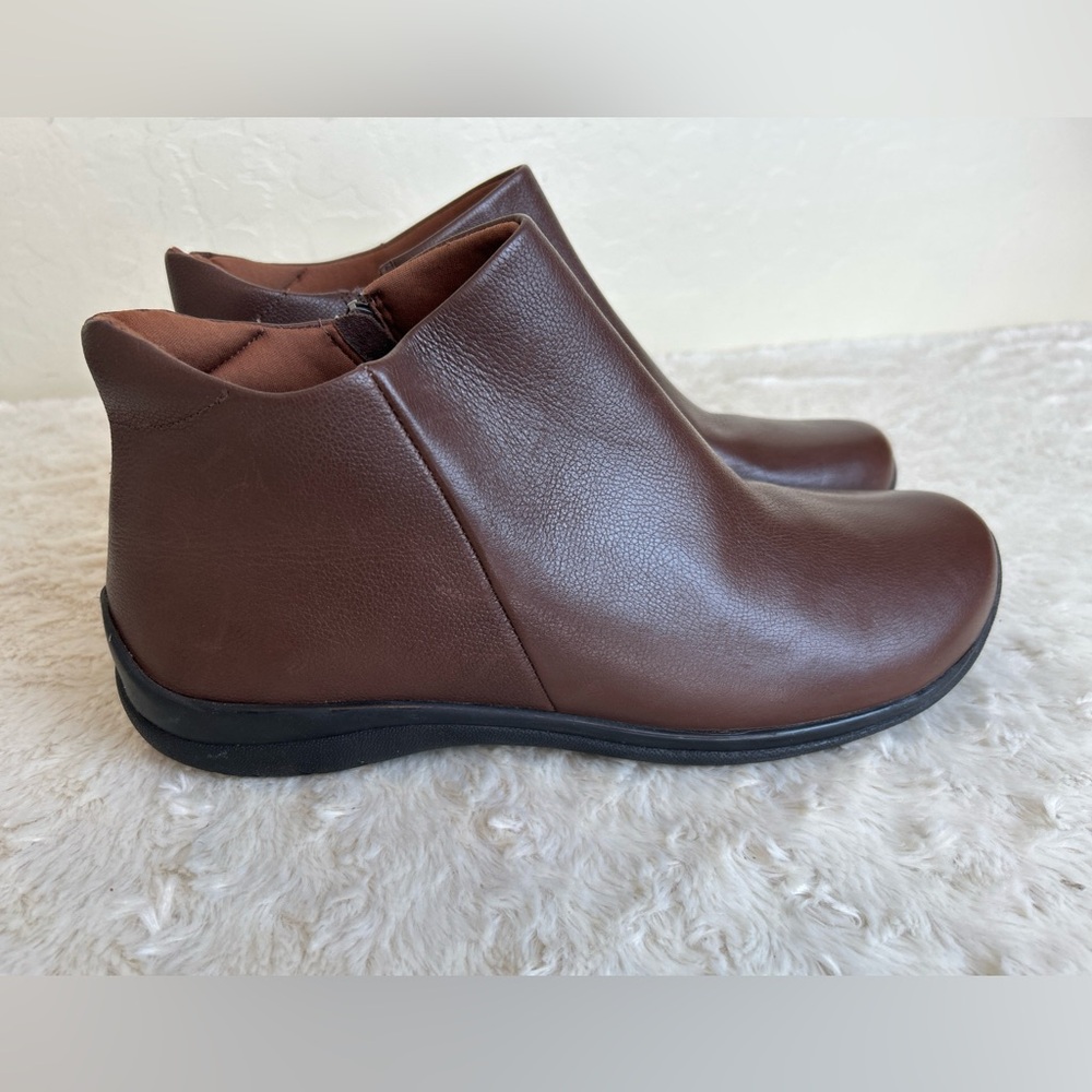 David Tate Sportivo Mens Sz 11 M Brown Leather Round Toe Zipper Ankle Boots New